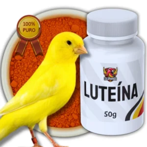 Luteina 50g Canarios Amarelos - Pigmento - Importada - Concentrada - Canários s/Fator
