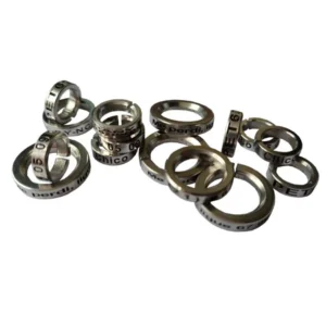 Anel Personalizado com Marcação A Laser Aço Inox Polido Papagaio 10.0mm